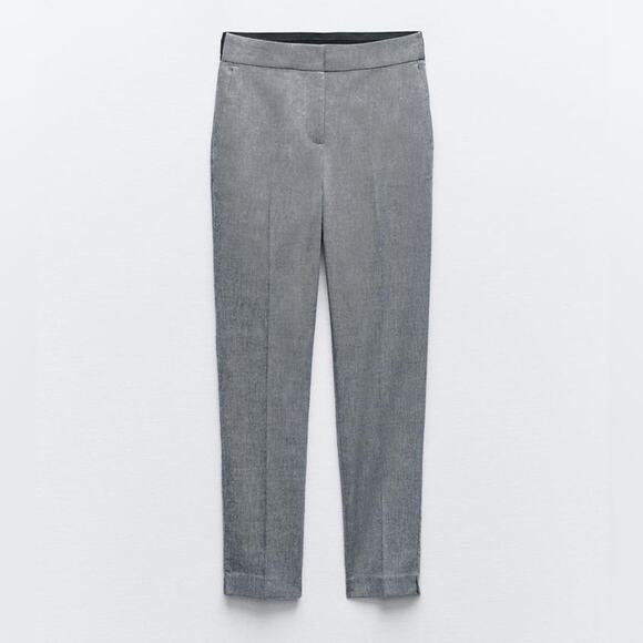 Zara Blue JOGGER WAIST TROUSERS Size Extra Extra Large XXL - Picture 3 of 7